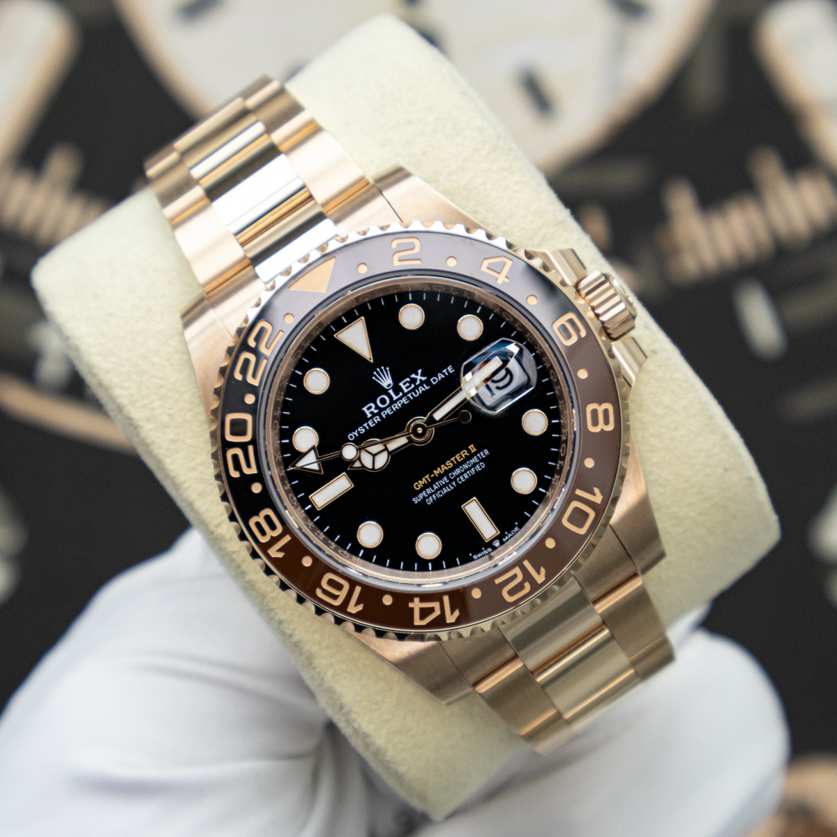 Rolex 2025 GMT-Master II "Root Beer" 126715CHNR 40mm Black Dial