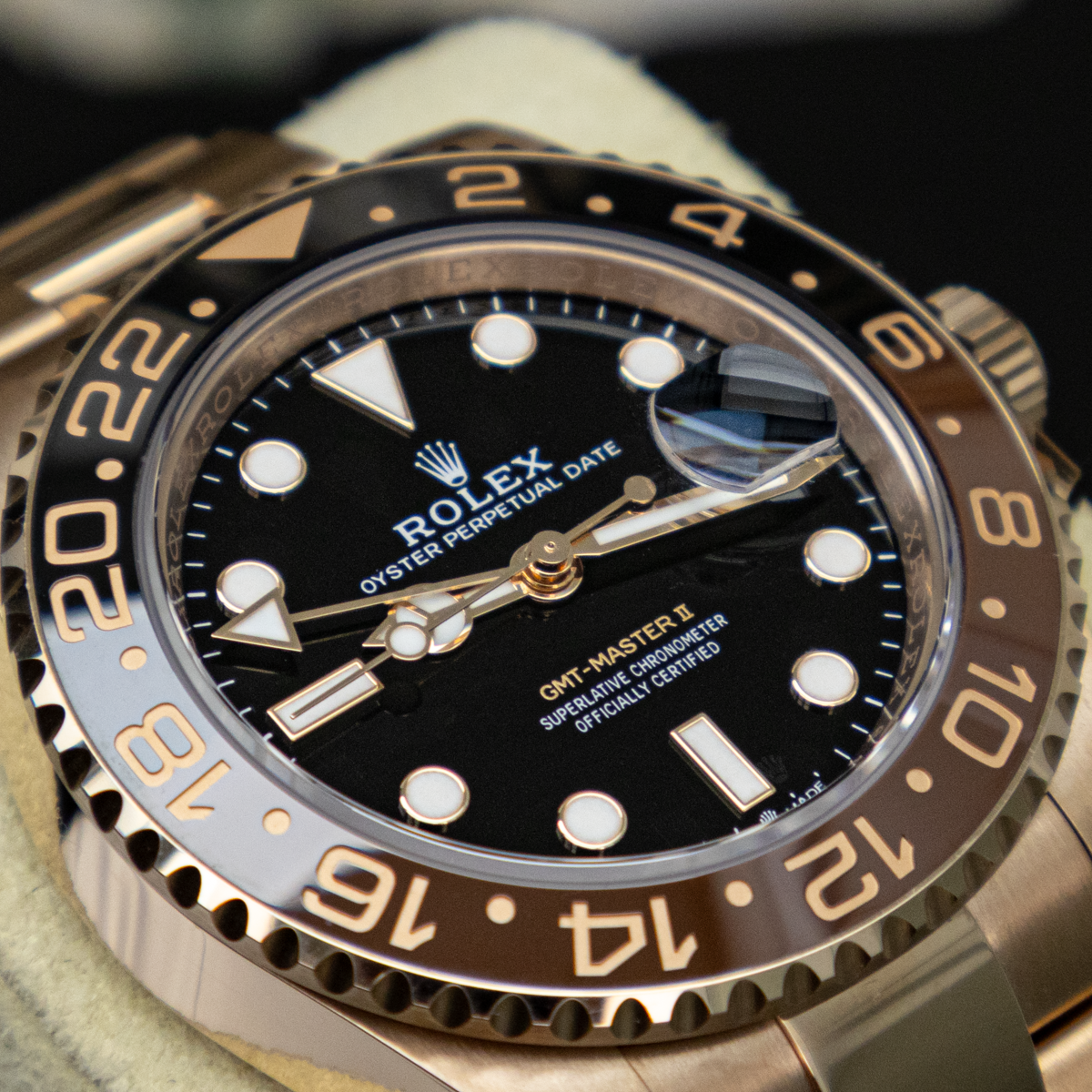 Rolex 2025 GMT-Master II "Root Beer" 126715CHNR 40mm Black Dial