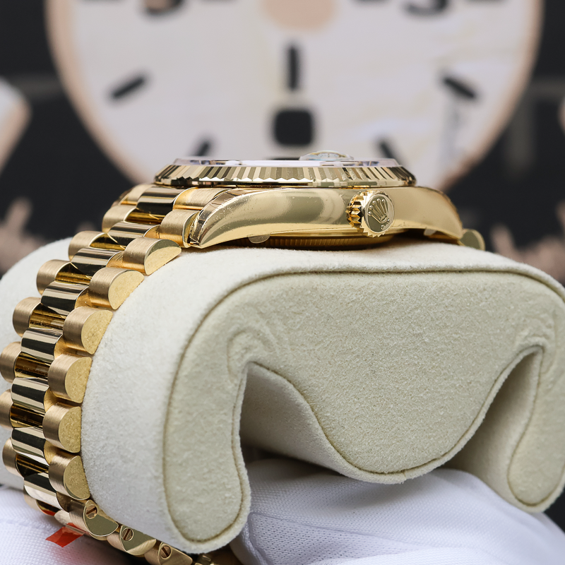 Rolex Day-Date 36mm "Puzzle Emoji" 128238 Gem-Set Enamel Dial