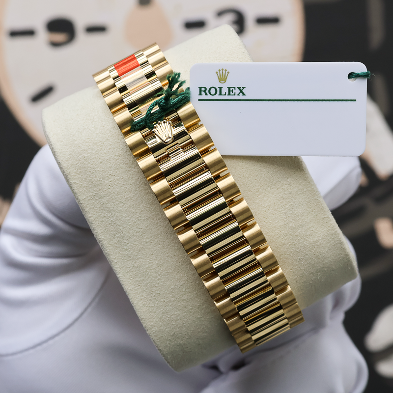 Rolex Day-Date 36mm "Puzzle Emoji" 128238 Gem-Set Enamel Dial