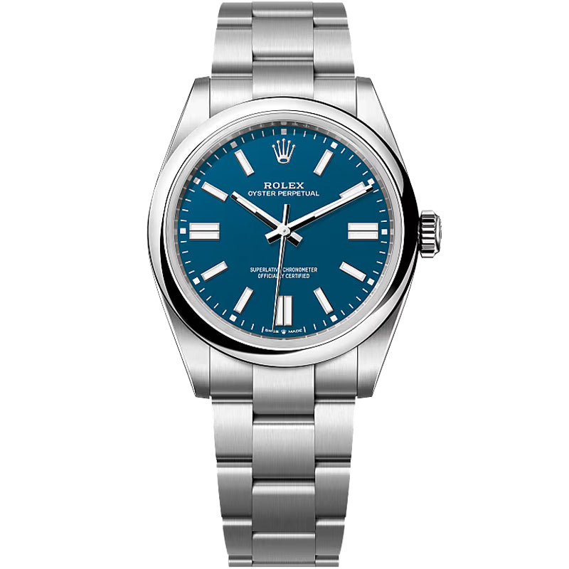 Rolex Oyster Perpetual 41mm 134300 Med Blue Dial