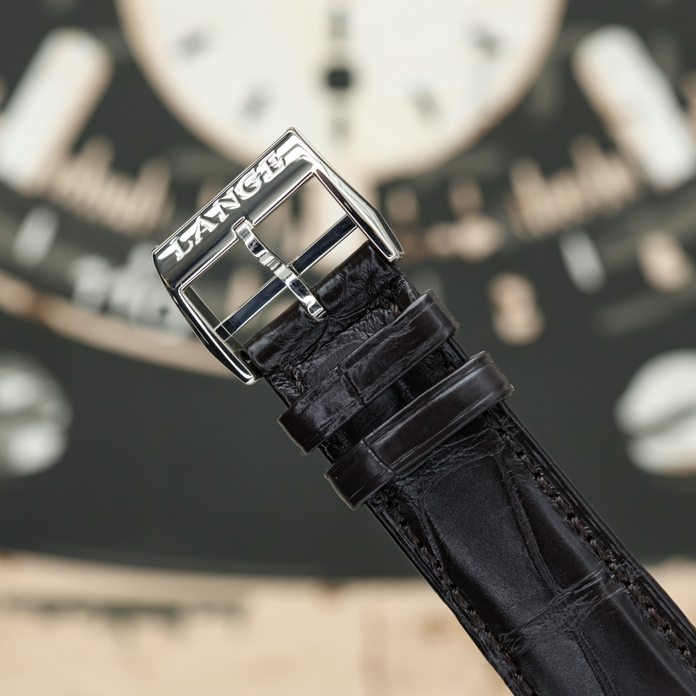 A. Lange & Sohne Zeitwerk Date 44mm Grey Dial 148.038