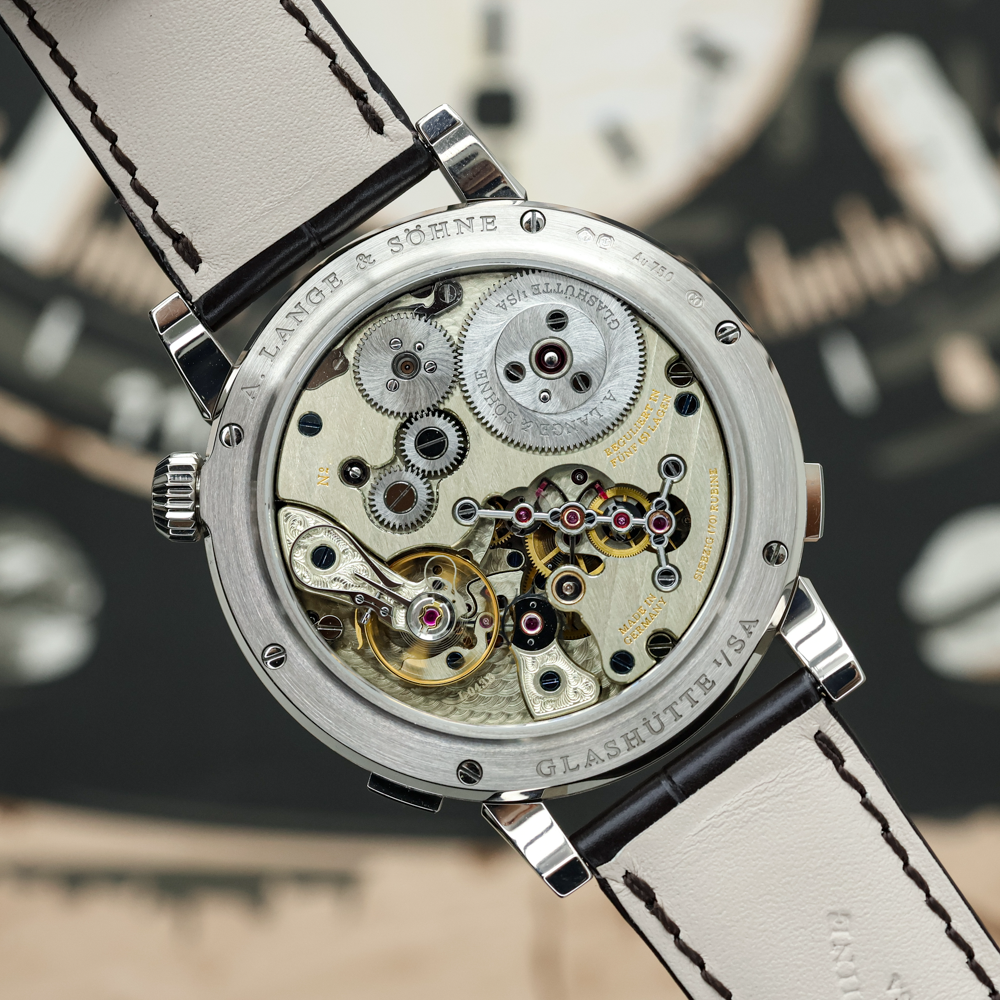 A. Lange & Sohne Zeitwerk Date 44mm Grey Dial 148.038