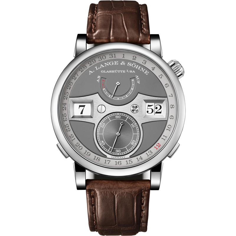 A. Lange & Söhne Zeitwerk Date 148.038 44.2mm Grey Dial