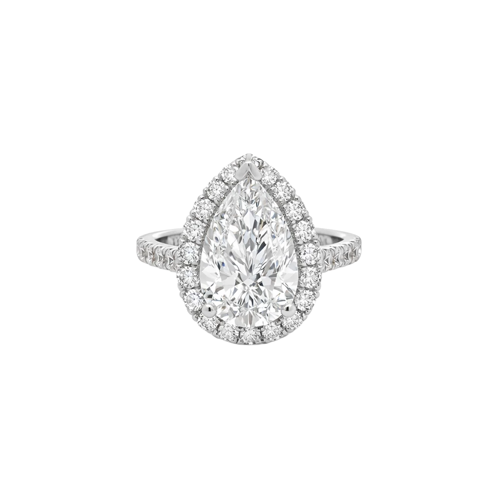 14Kw 3.04 ct LGD IGI Pr E, SIw/27RD 0.60ct Ring