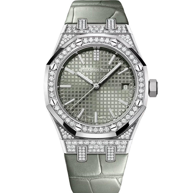 Audemars Piguet Royal Oak Self-Winding 15551BC.ZZ.D405CR.01 37mm Green Dial