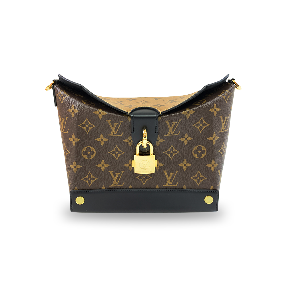 LOUIS VUITTON Handbag Strap on Padlock 2-Way Bag Hobo Pre-Owned