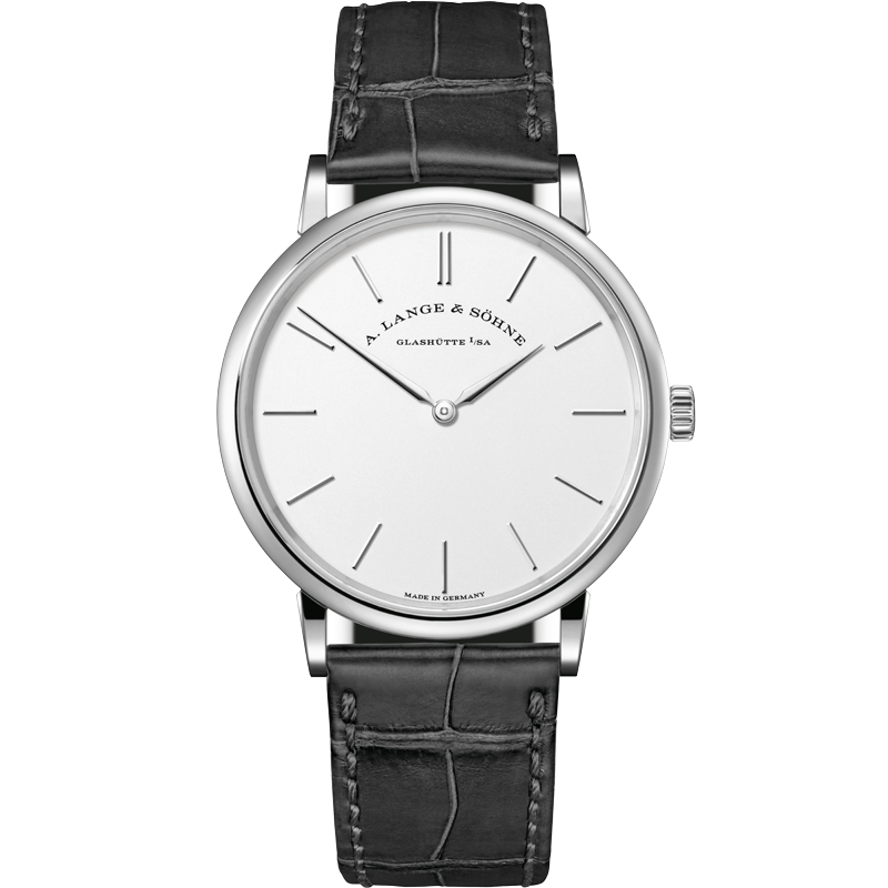 A. Lange & Söhne Saxonia Thin 201.027 37mm Silver Dial