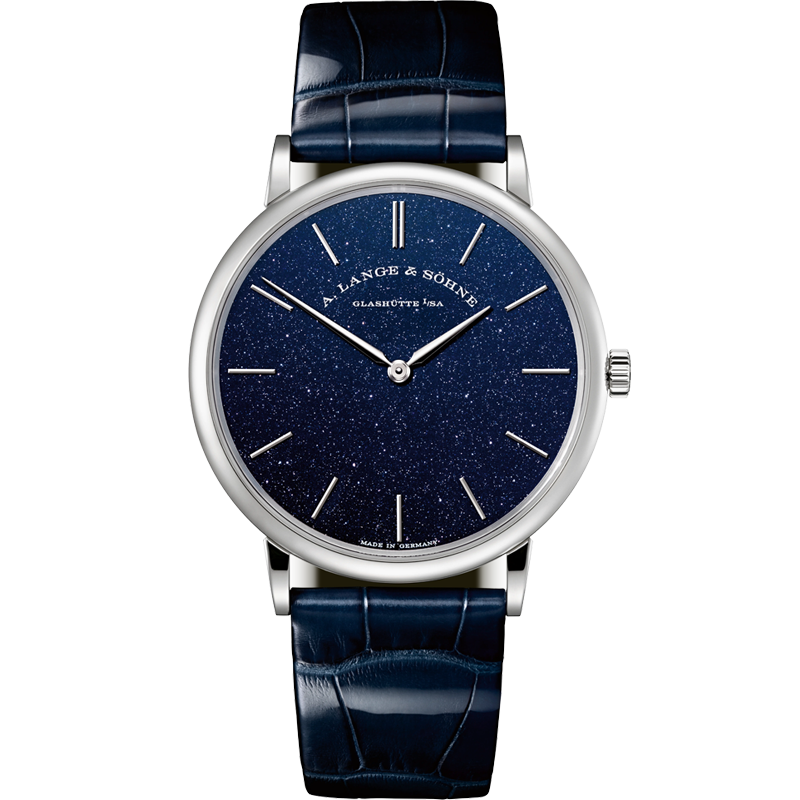 A. Lange & Söhne Saxonia Thin 205.086 40mm Blue Dial