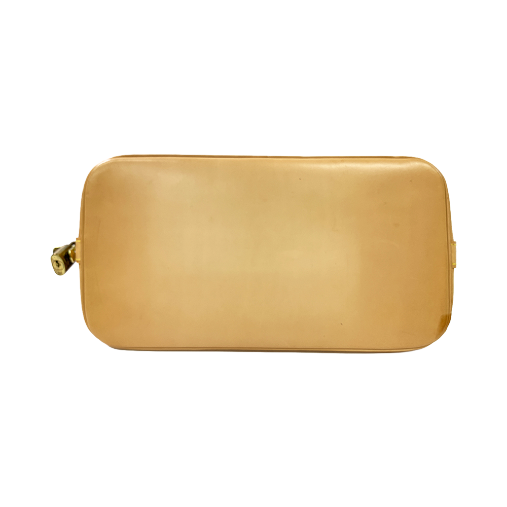 LOUIS VUITTON Alma PM Bag Monogram Coated Leather Canvas Gold Hardware Pre-Owned