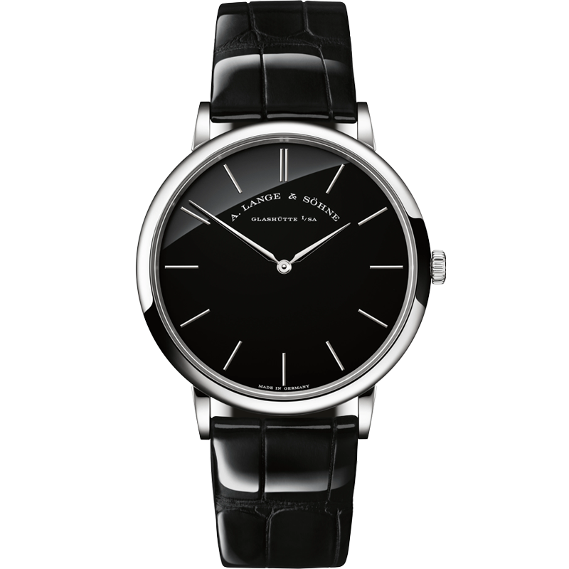 A. Lange & Söhne Saxonia Thin 211.062 40mm Black Dial