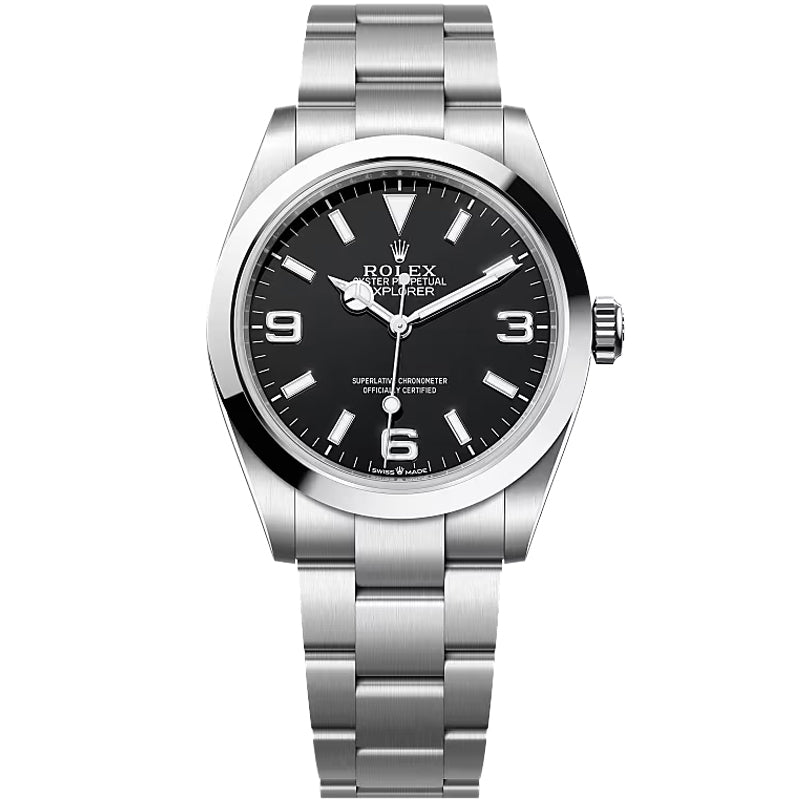 Rolex Explorer 40mm 126595TBR Black Dial