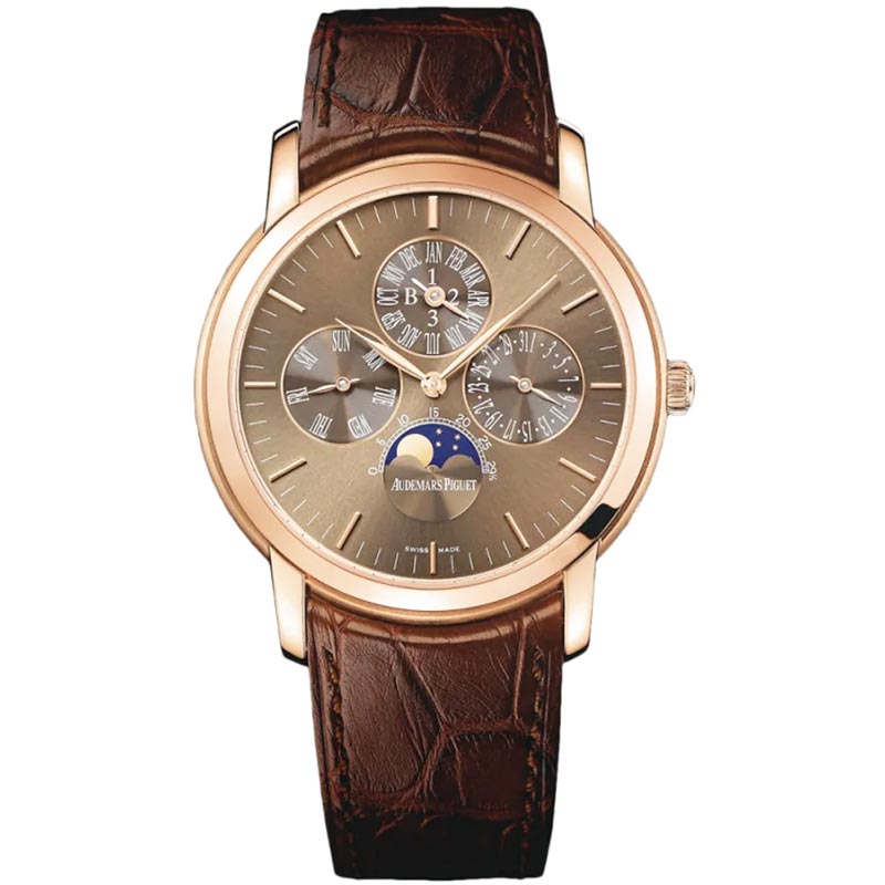 Audemars Piguet Jules Audemars Perpetual Calendar 26390OR Brown Dial