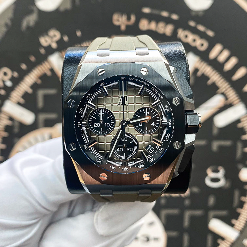 Audemars Piguet Royal Oak Offshore Chronograph 26420SO 43mm Taupe Dial