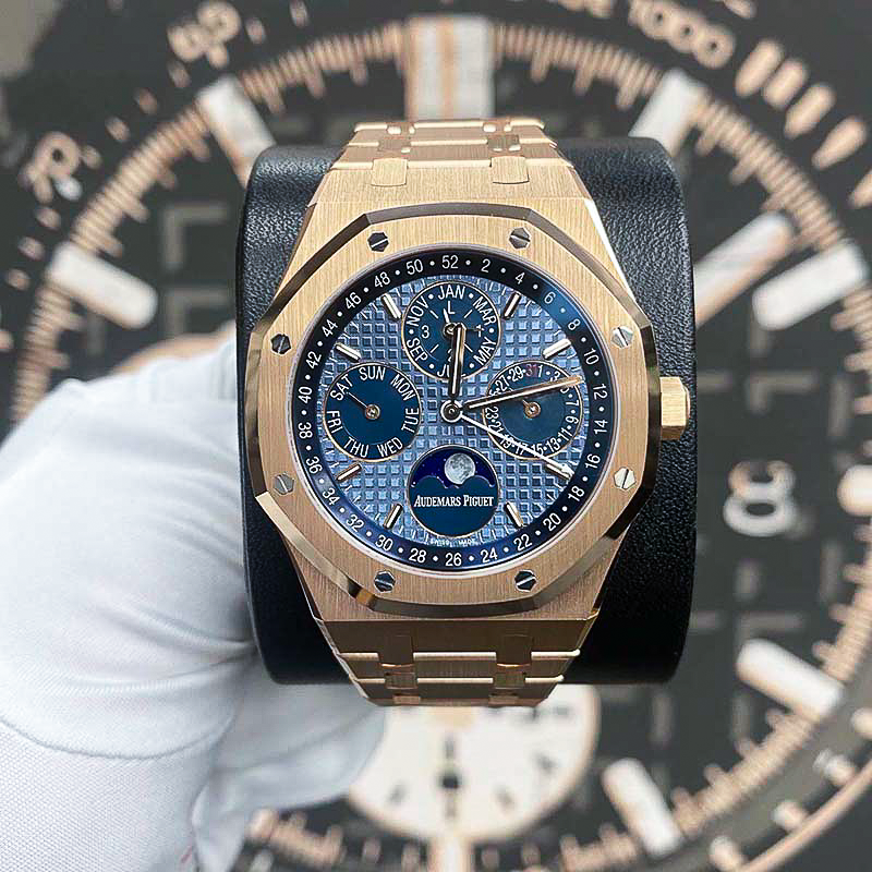 Audemars Piguet Royal Oak Perpetual Calendar 41mm 26574OR.OO.1220OR.03 Blue Dial