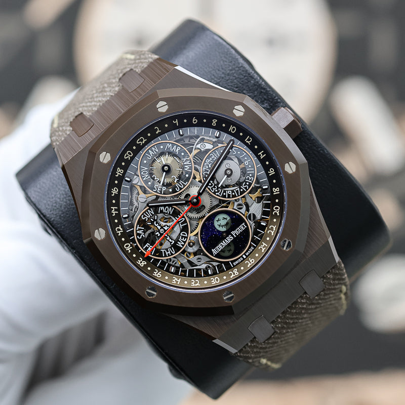 Audemars Piguet Royal Oak Perpetual Calendar "Cactus Jack" 26585CM 41mm Openworked Dial Pre-Owned