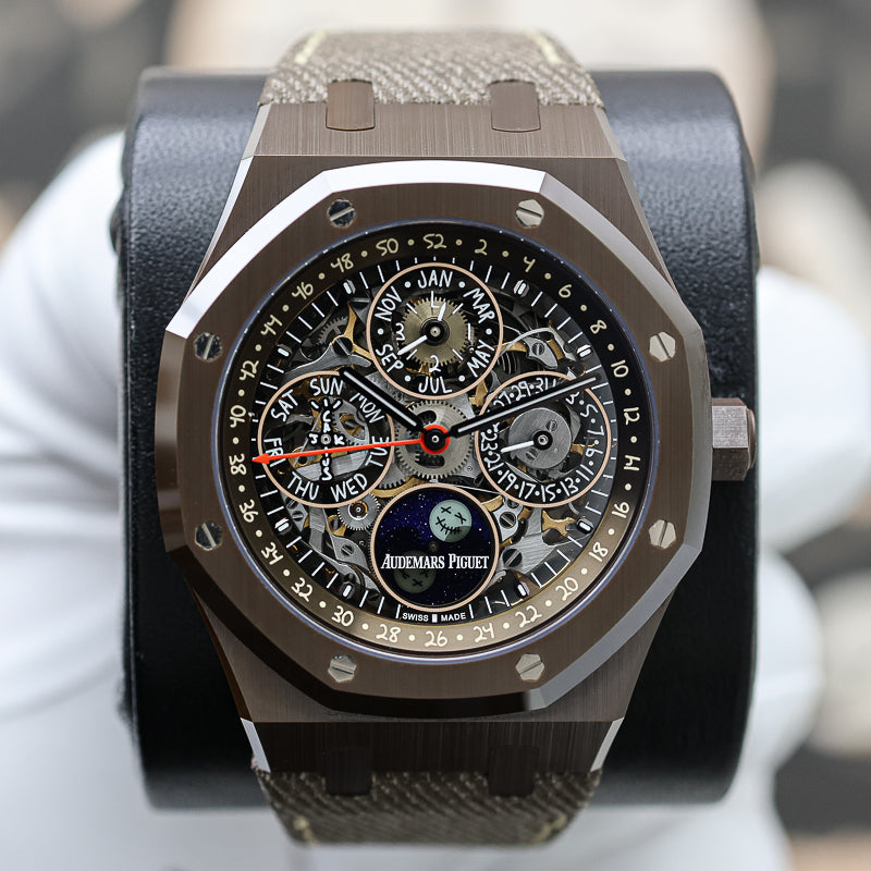 Audemars Piguet Royal Oak Perpetual Calendar "Cactus Jack" 26585CM 41mm Openworked Dial Pre-Owned