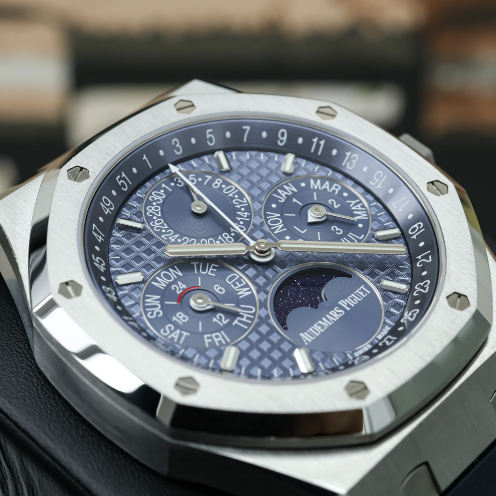 Audemars Piguet Royal Oak Perpetual Calendar 26674ST 41mm Blue Dial Pre-Owned