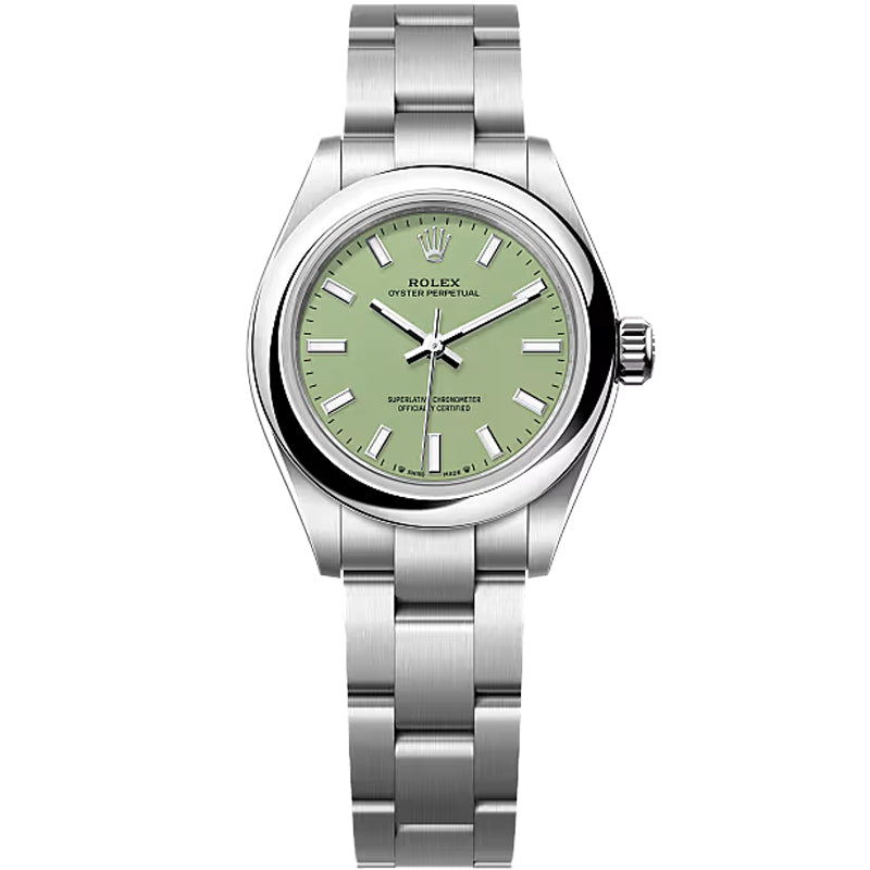 Rolex Oyster Perpetual 28mm 276200 Pistachio Dial