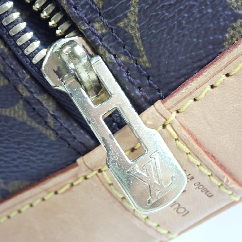 LOUIS VUITTON Alma PM Bag Monogram Coated Leather Canvas Pre-Owned
