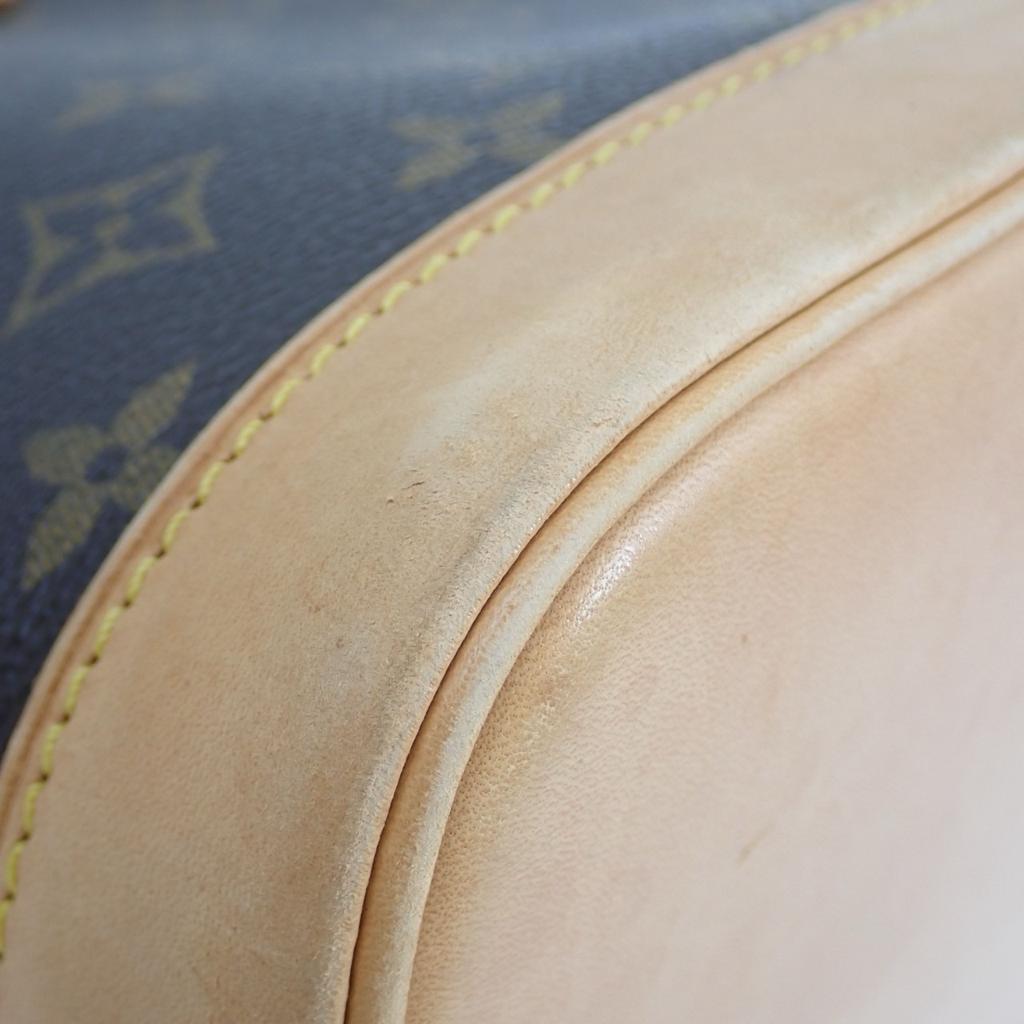 LOUIS VUITTON Alma PM Bag Monogram Coated Leather Canvas Pre-Owned