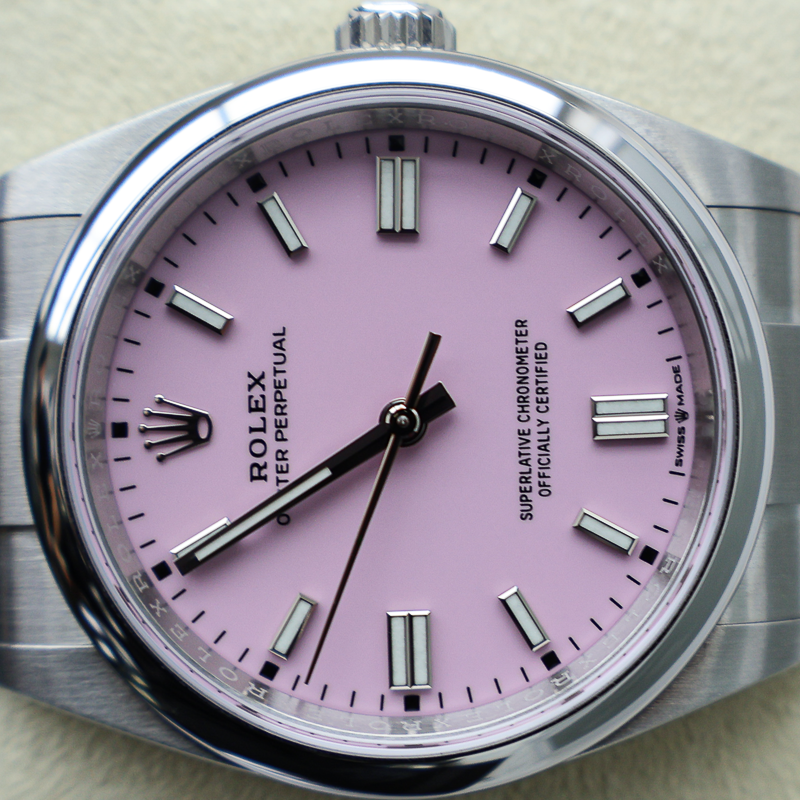Rolex 2023 Oyster Perpetual 36mm 126000 Candy Pink Dial