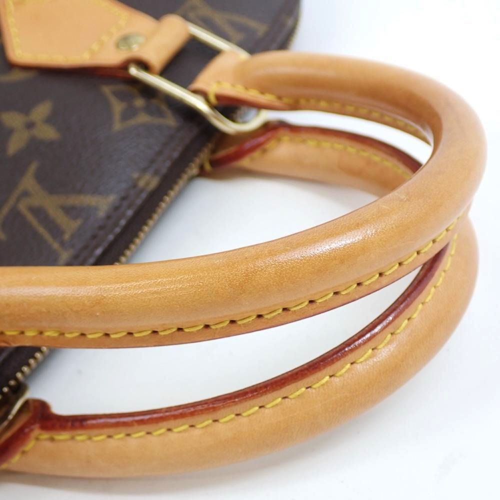 LOUIS VUITTON Alma PM Bag Monogram Coated Leather Canvas Pre-Owned
