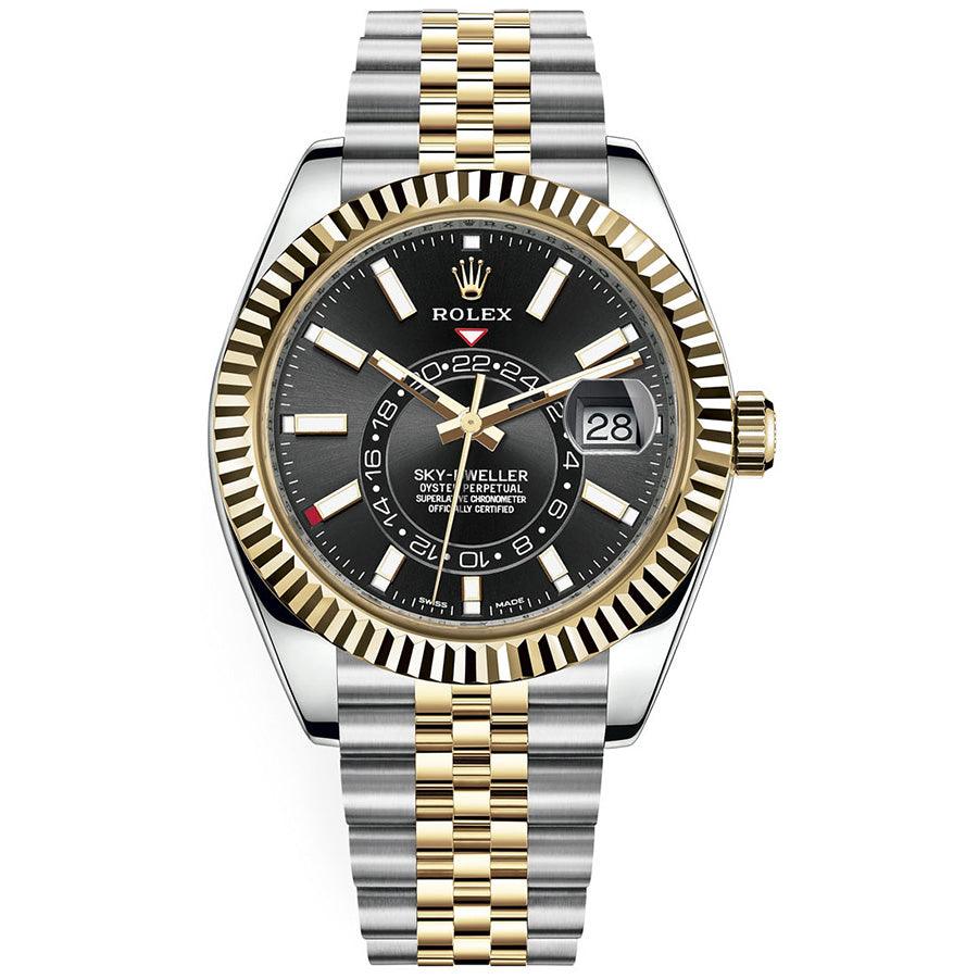 Rolex Sky-Dweller 42mm 326933 Black Dial - Gotham Trading 