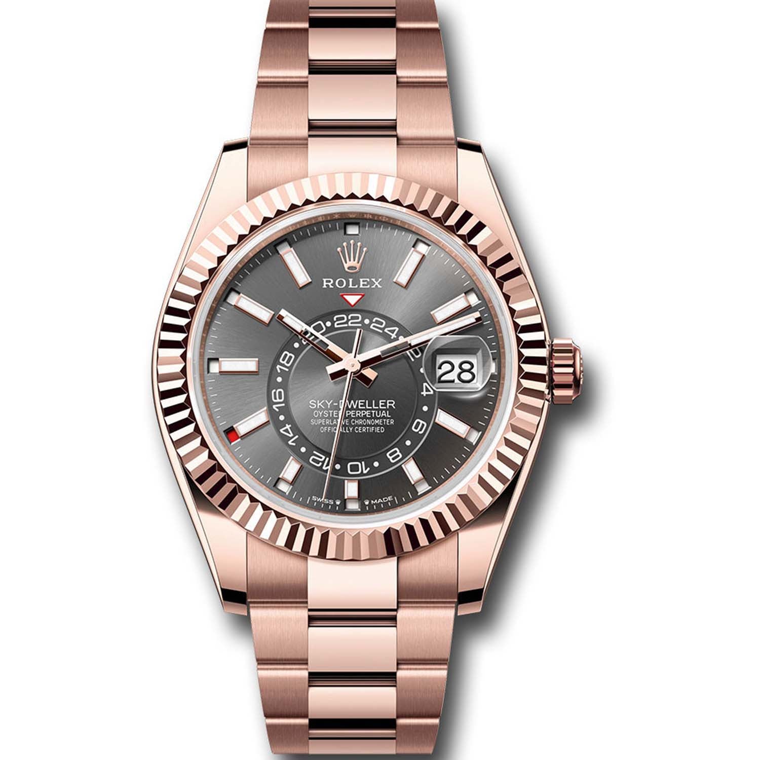 Rolex Sky-Dweller 336935 Rose Gold Rhodium Dial 2023