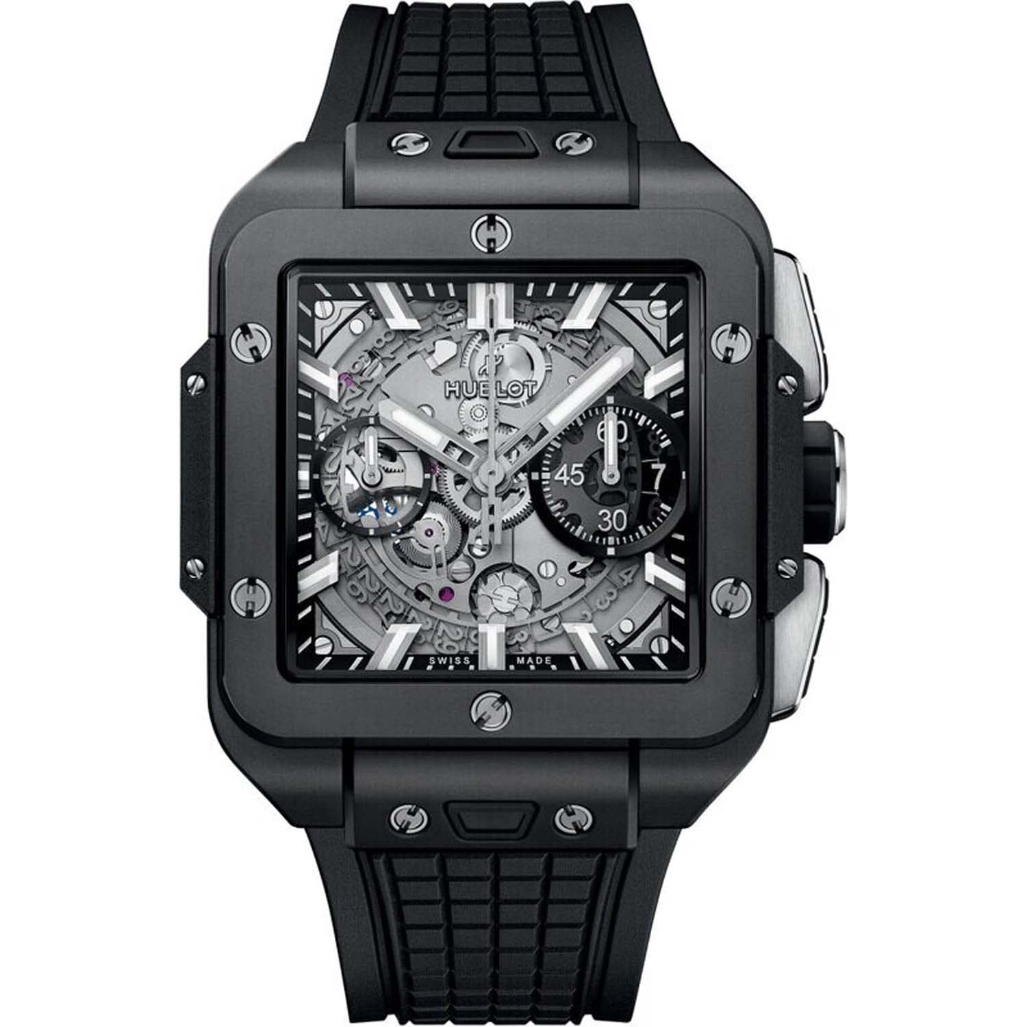 Hublot Square Bang Unicorn Black Magic 42mm Openworked Dial 821.CI.0170.RX