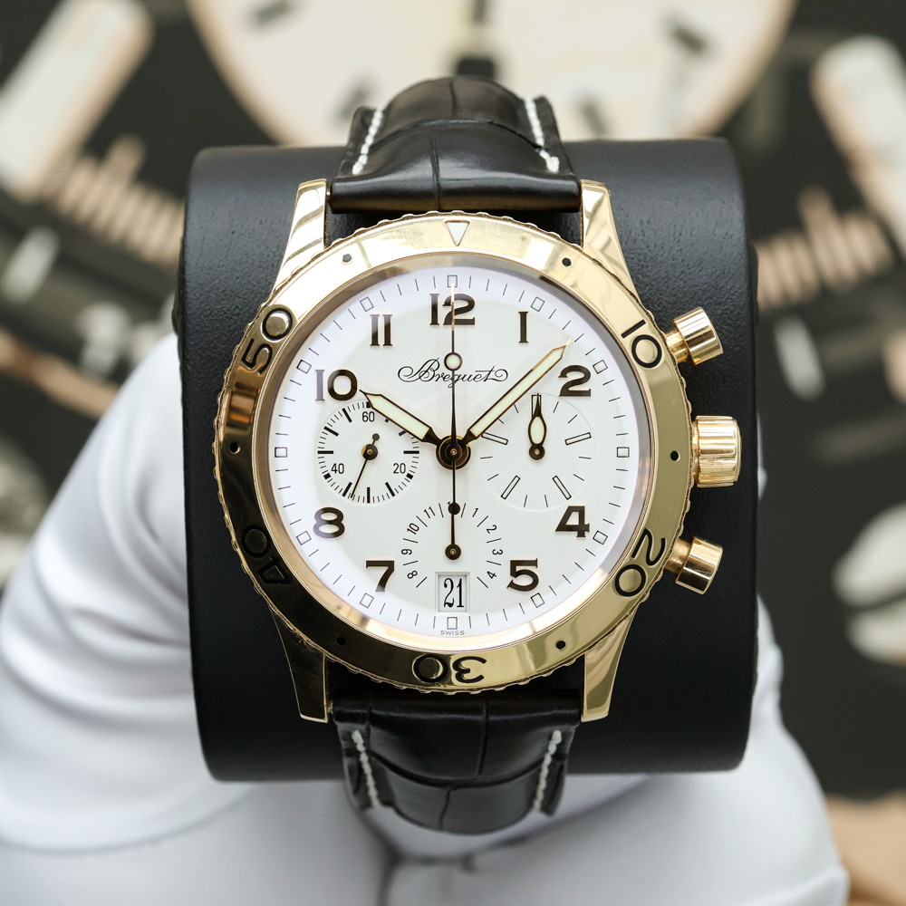 Breguet Type XX Transatlantique 3820BR 39.5mm White Dial Pre-Owned