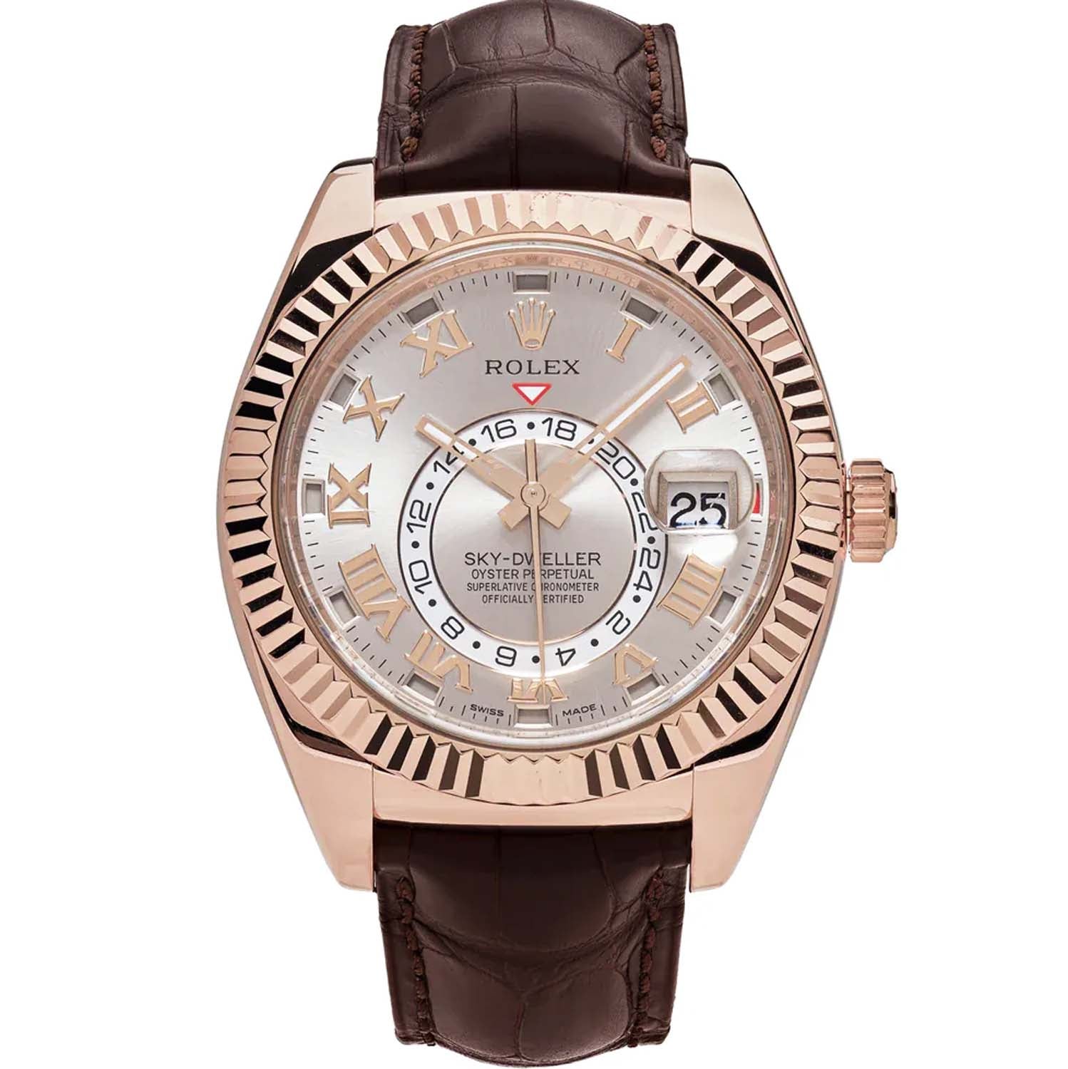 Rolex Sky-Dweller Rose Gold Sun-dust Dial 326135