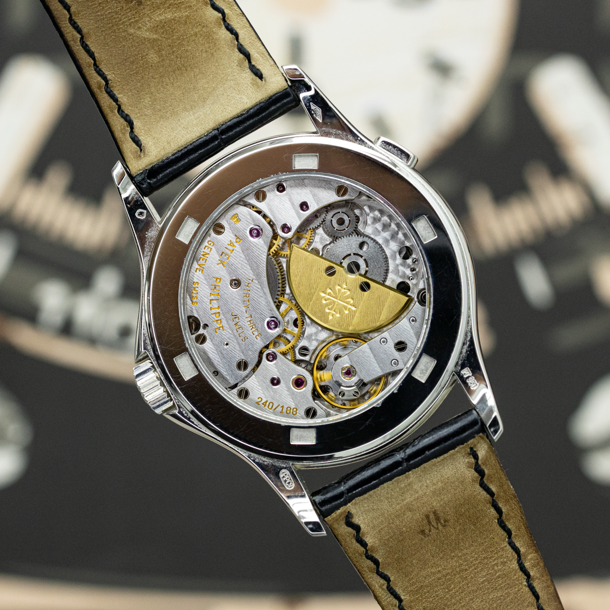 Patek Philippe Complications World Time 5110P 37mm Blue Dial Pre-Owned