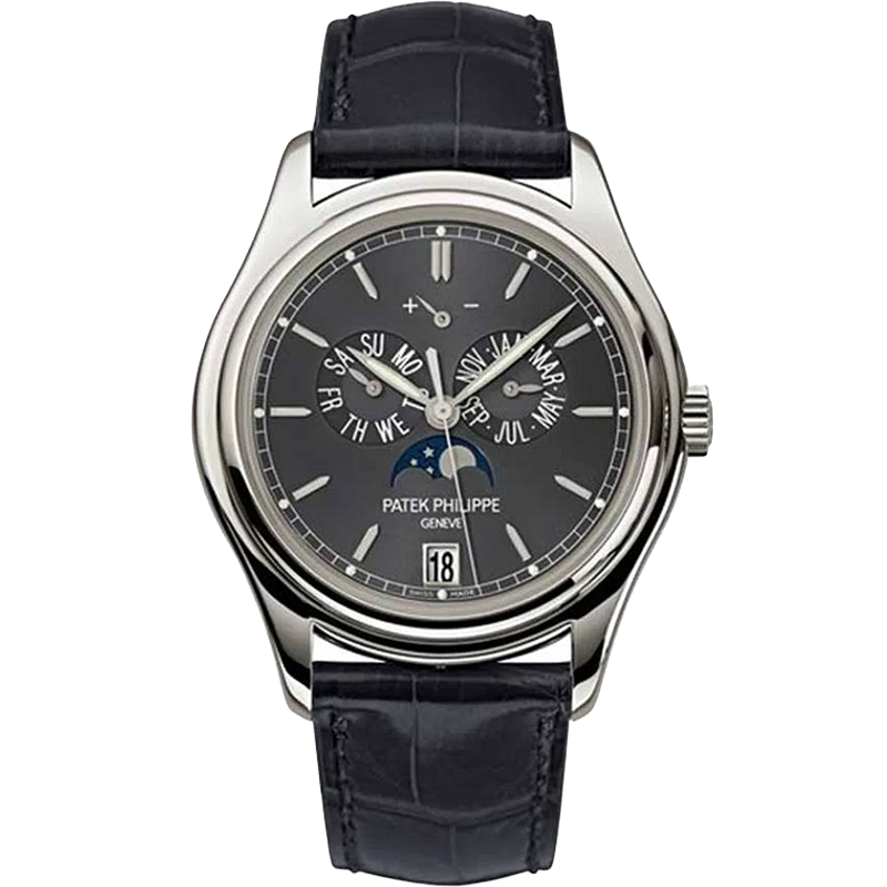 INCOMING Patek Philippe Complications Annual Calendar 5146P 39mm Grey Dial Pre-Owned
