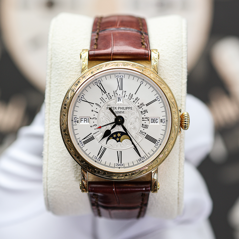 Patek Philippe Grand Complications Retrograde Perpetual Calendar 5160J 38mm Cream Dial Pre-Owned