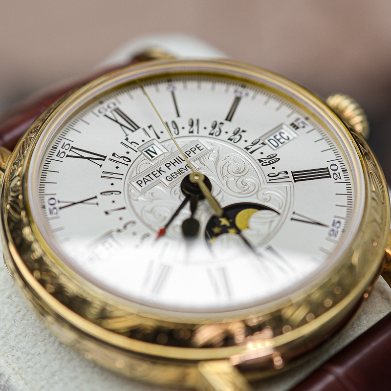 Patek Philippe Grand Complications Retrograde Perpetual Calendar 5160J 38mm Cream Dial Pre-Owned