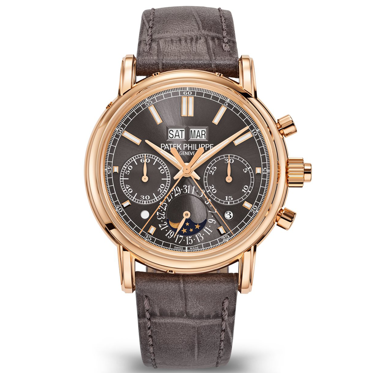 Patek Philippe Grand Complications Manual Winding 40mm 5204R Grey Dial