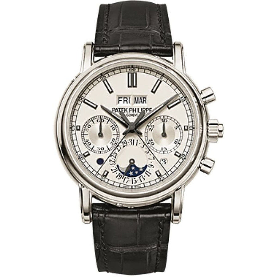 Patek Philippe Grand Complications Split-Seconds Chronograph Perpetual Calendar 40mm 5204P-010 Silver Dial