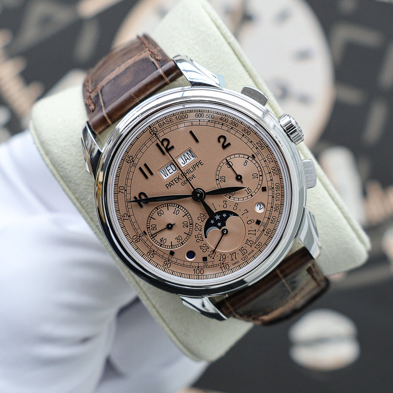 Patek Philippe PATEK SERVICED Grand Complications 41mm 5270P Salmon Dial Pre-Owned