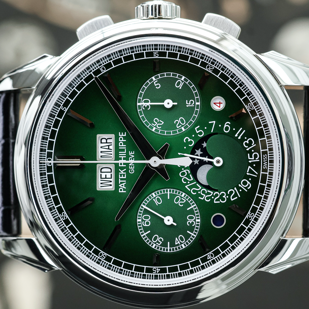 Patek Philippe Grand Complications Chronograph Perpetual Calendar 5270P 41mm Green Dial