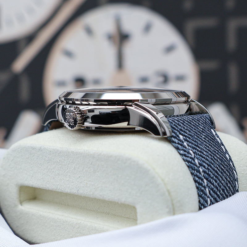 Patek Philippe 2025 World Time Complications Denim 5330G Blue Dial