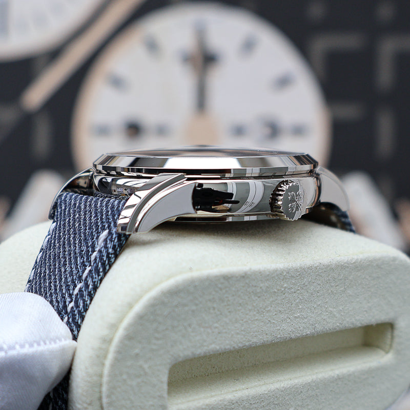 Patek Philippe 2025 World Time Complications Denim 5330G Blue Dial