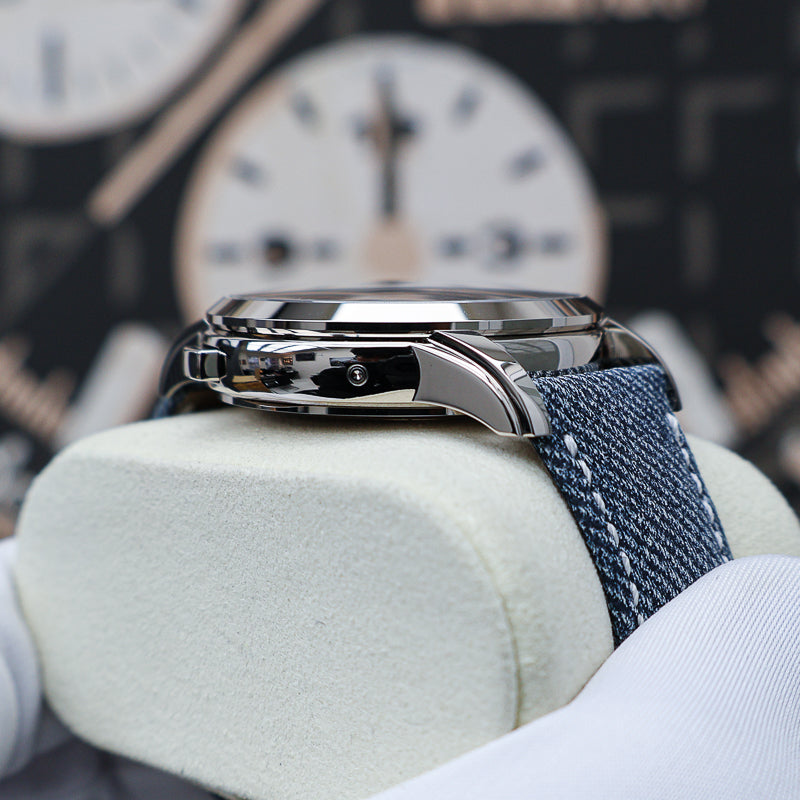 Patek Philippe 2025 World Time Complications Denim 5330G Blue Dial