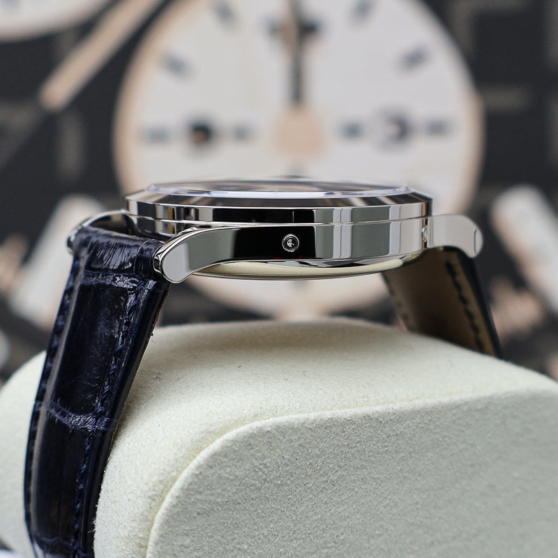 2025 Patek Philippe Complications Annual Calendar 5396G 38.5mm Baguette Diamond Blue Dial