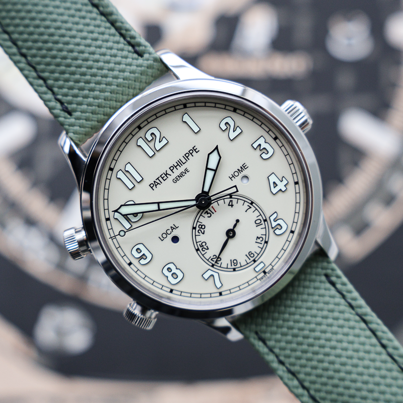 Patek Philippe 2025 Calatrava Pilot Travel Time Complication 42mm 5524G Cream Dial
