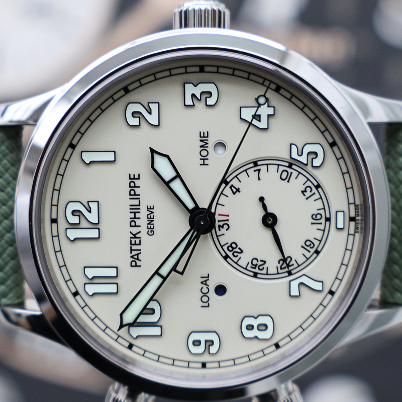 Patek Philippe 2025 Calatrava Pilot Travel Time Complication 42mm 5524G Cream Dial