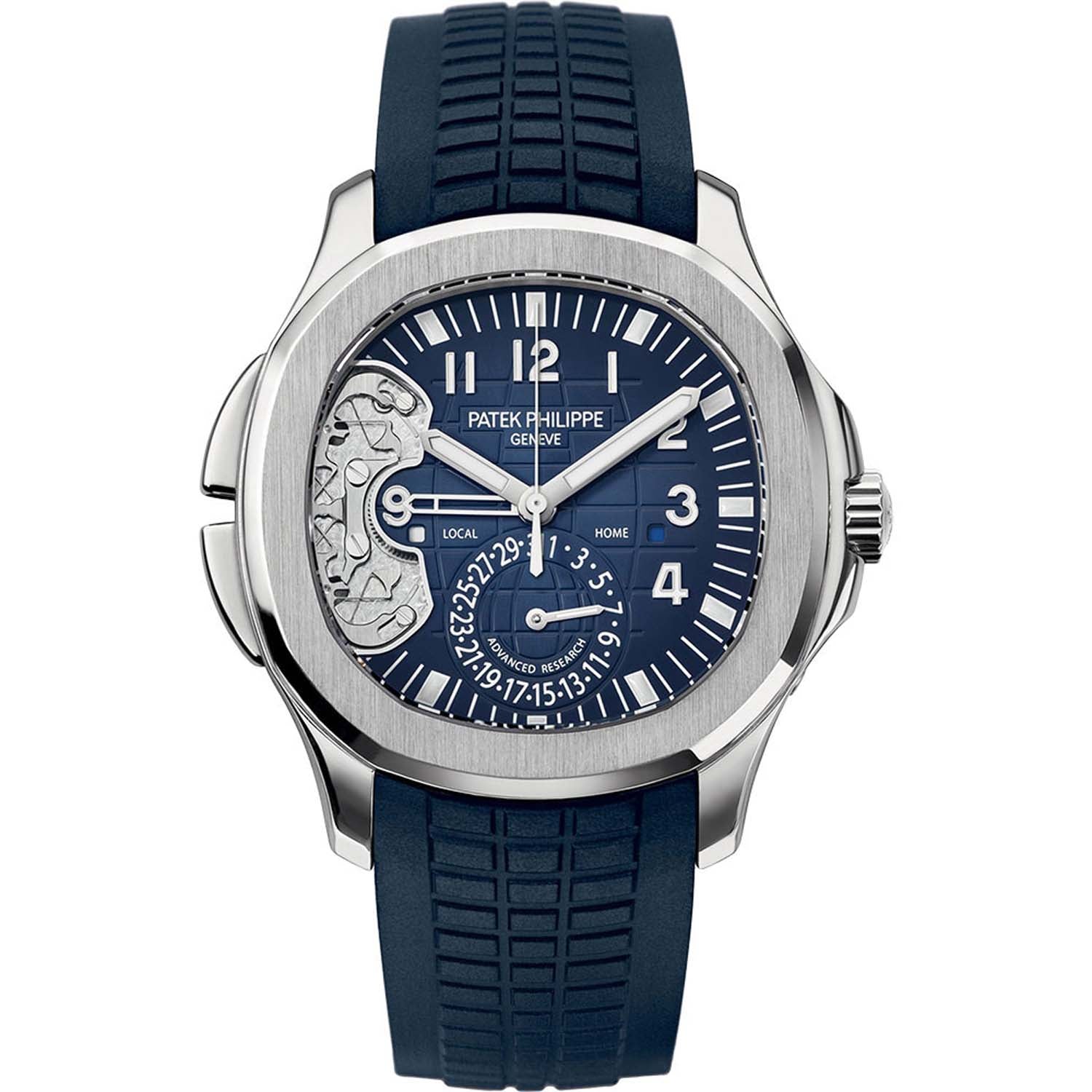 Patek Philippe Aquanaut Travel Time 5650G White Gold