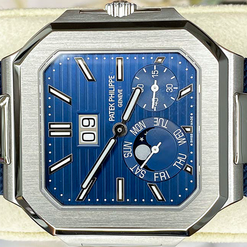 Patek Philippe 2024 Cubitus Moon Phase 5822P 45mm Blue Dial