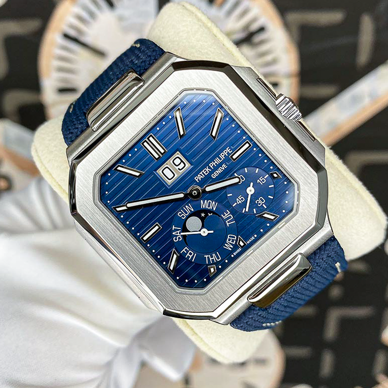 Patek Philippe 2024 Cubitus Moon Phase 5822P 45mm Blue Dial