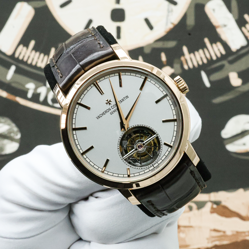 Vacheron Constantin Traditionnelle Tourbillon 6000T/000R-B346 41mm Silver Dial